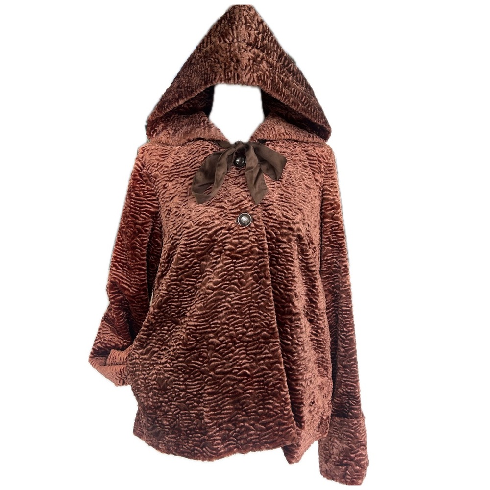 Elevenses Crushed Velvet Swing Jacket Bronze